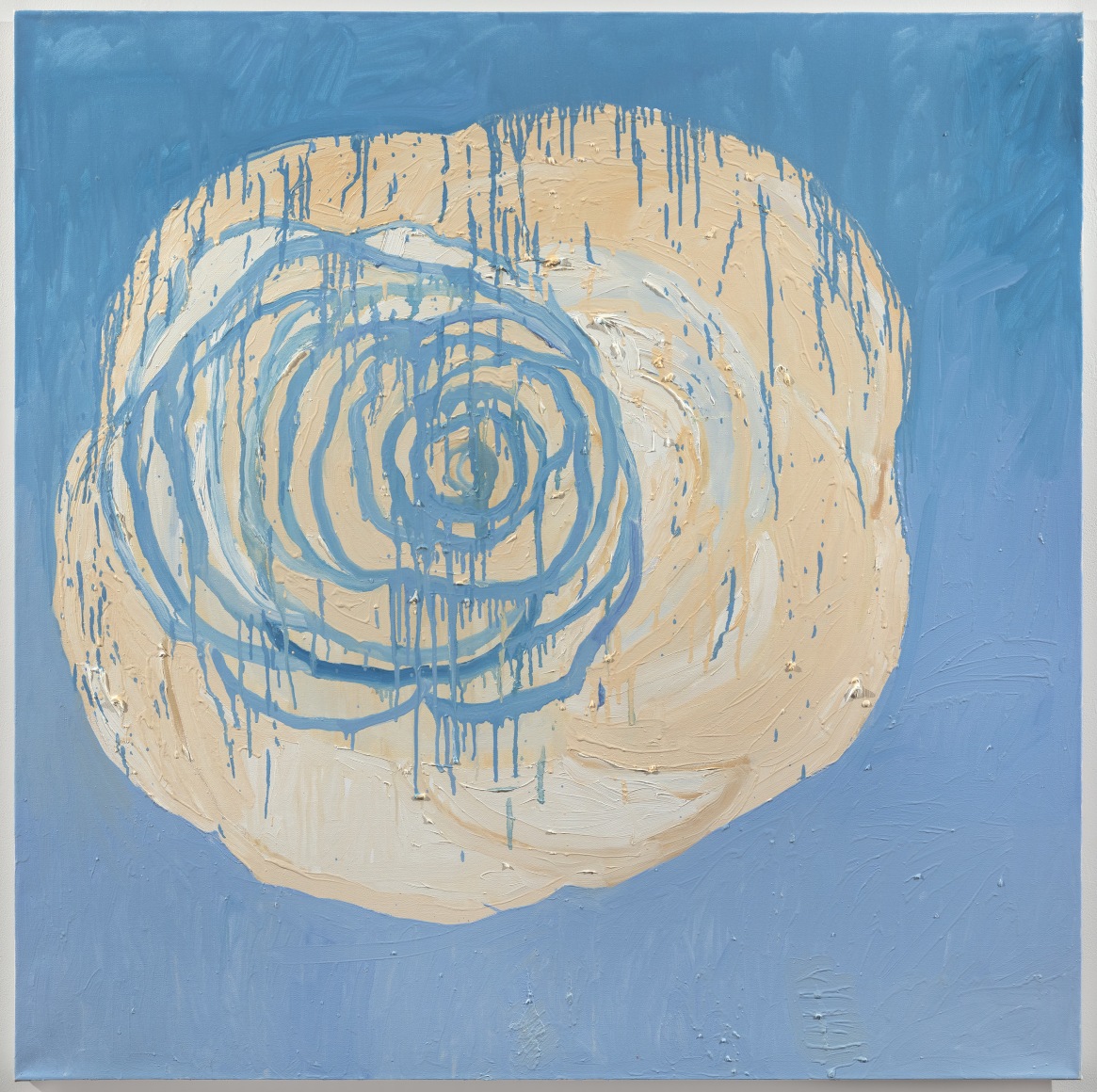 MARGARET EVANGELINE, Patch of Blue Camellia #2, 2022