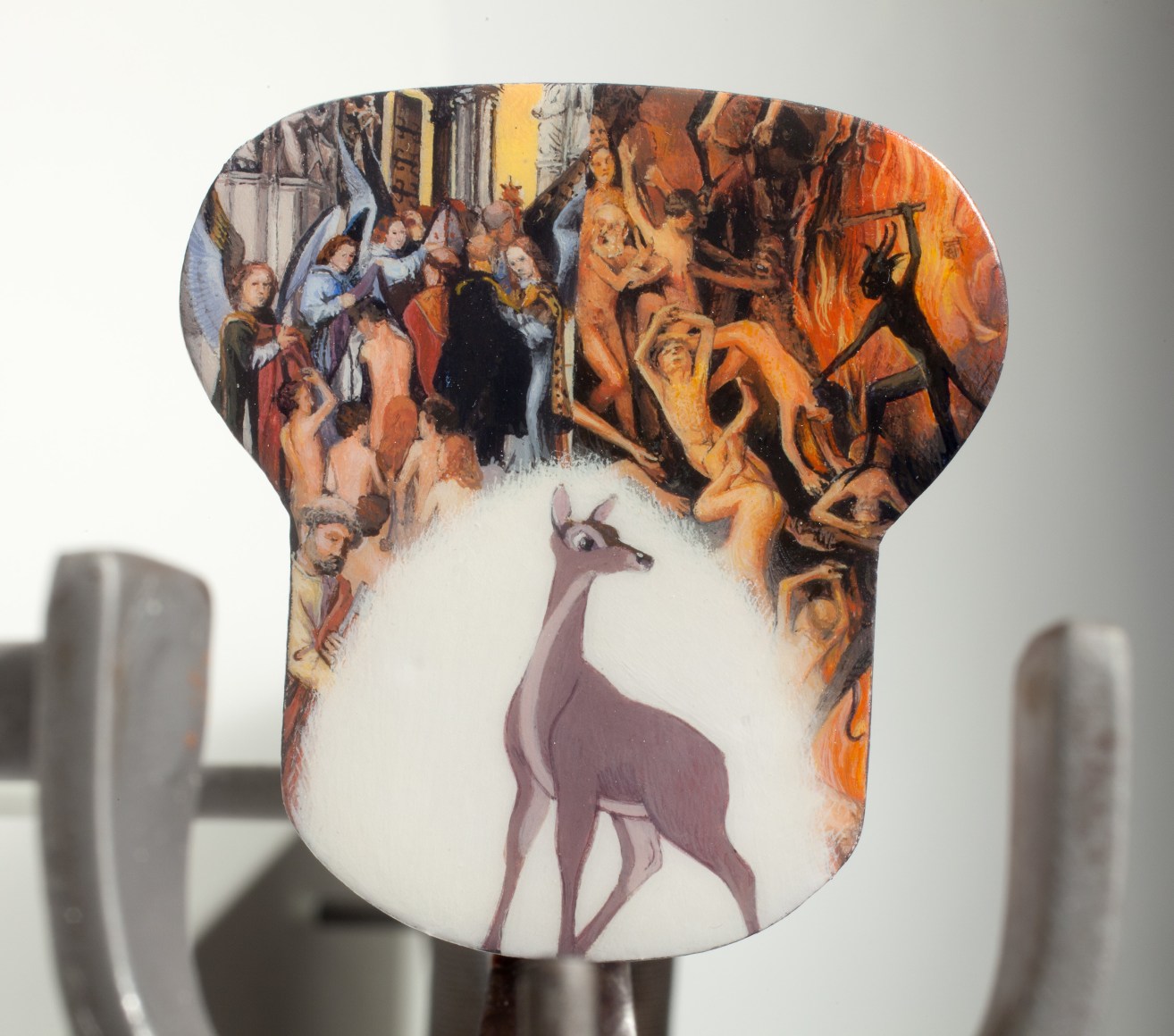 ADAM MYSOCK Looking Down the Barrel of a Gun (Last Judgment)&nbsp;(detail), 2014