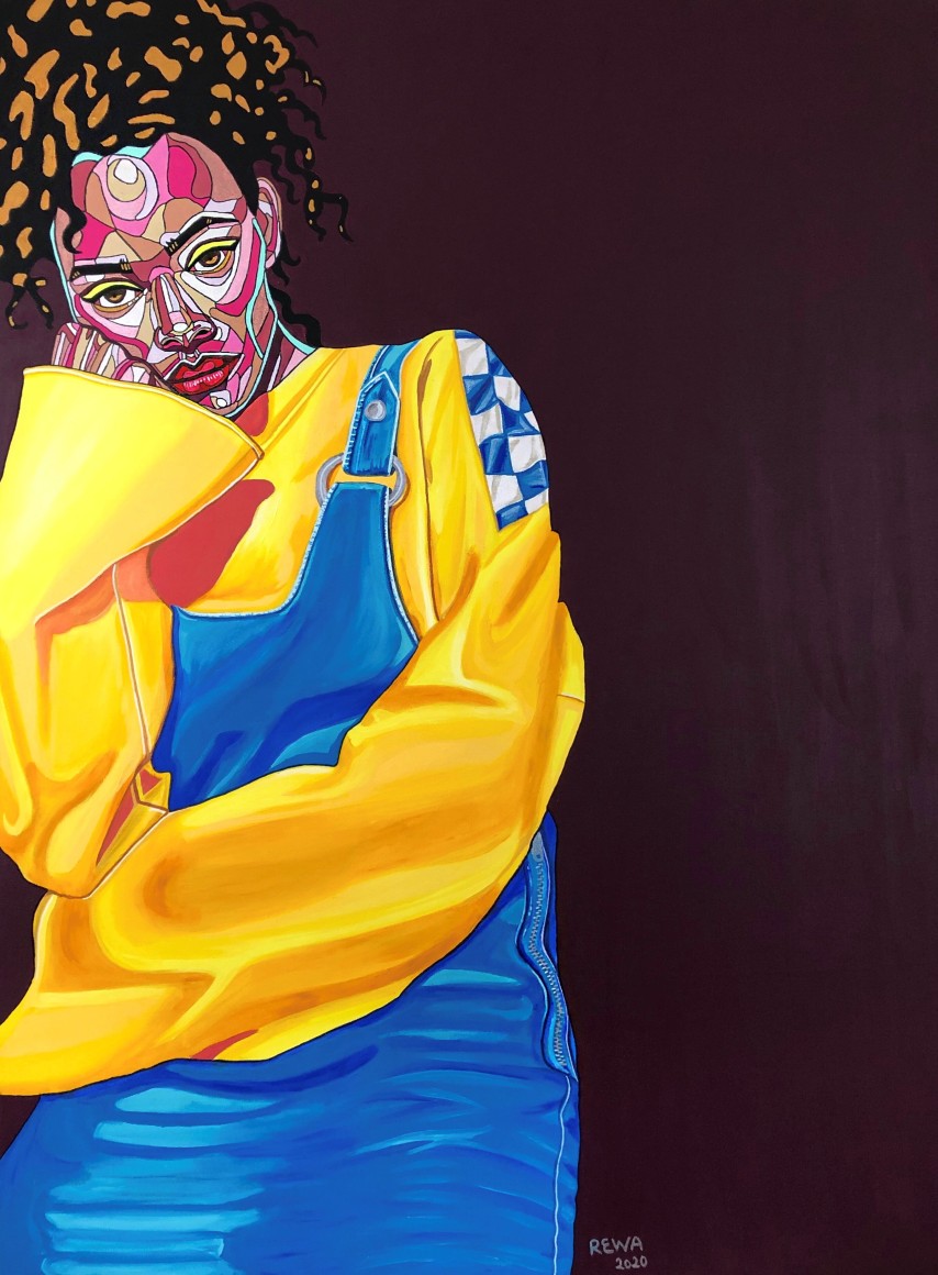 REWA, Somadina in Denim, 2020