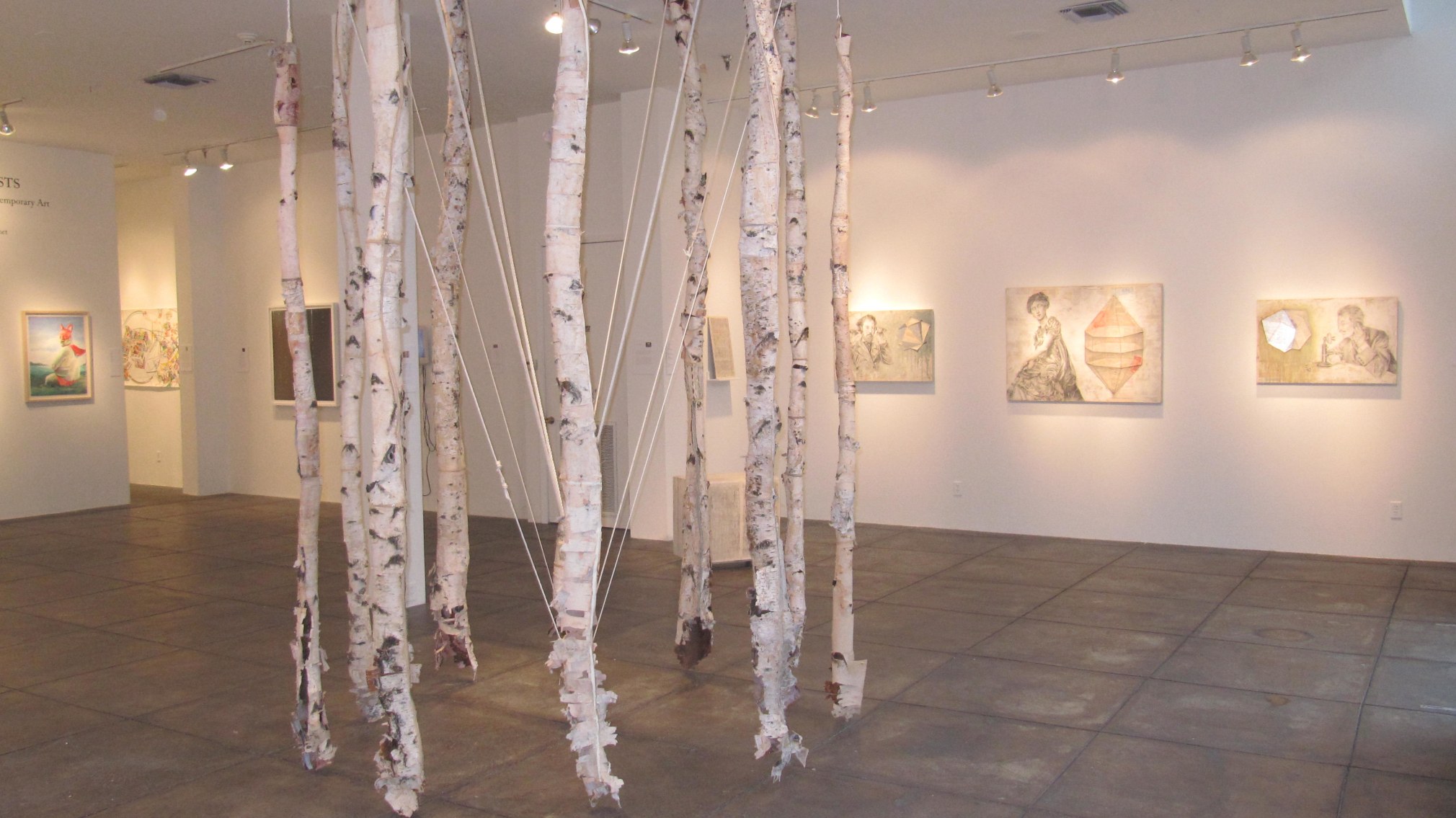 NO DEAD ARTISTS III 15th Annual National Juried Exhibition of Contemporary Art, [Main Gallery Installation View]
