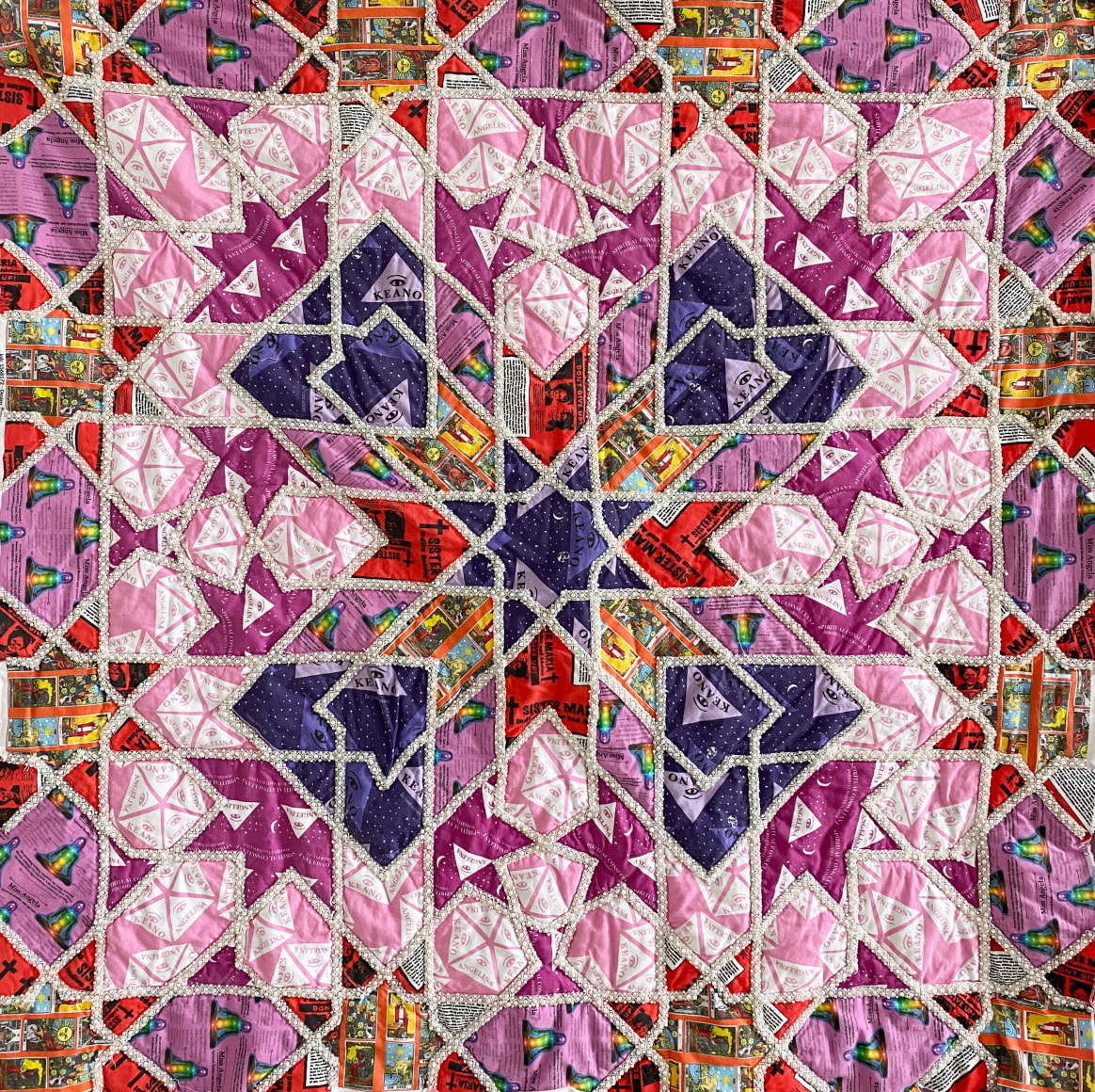 FRANK LOCKE, Psychic Quilt 1, 2021