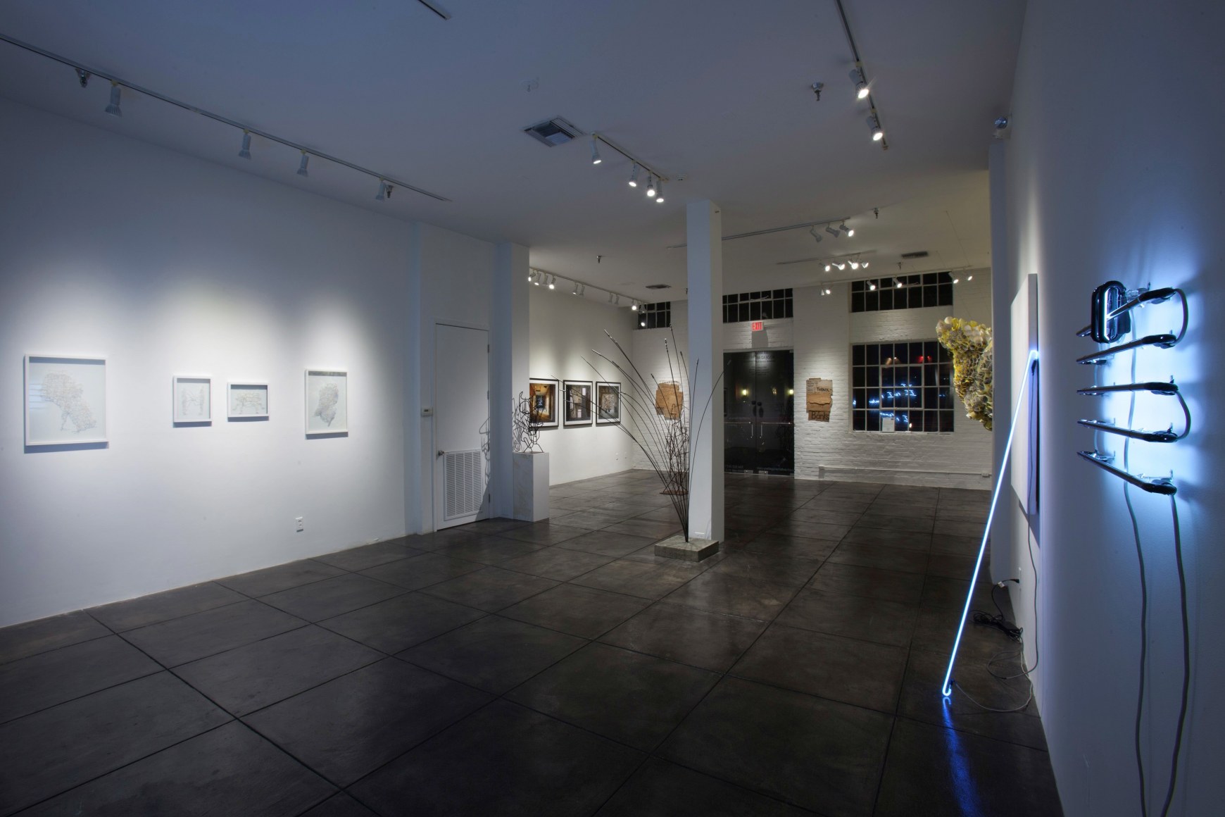 NO DEAD ARTISTS III 16th Annual National Juried Exhibition of Contemporary Art, [Main Gallery Installtion View]