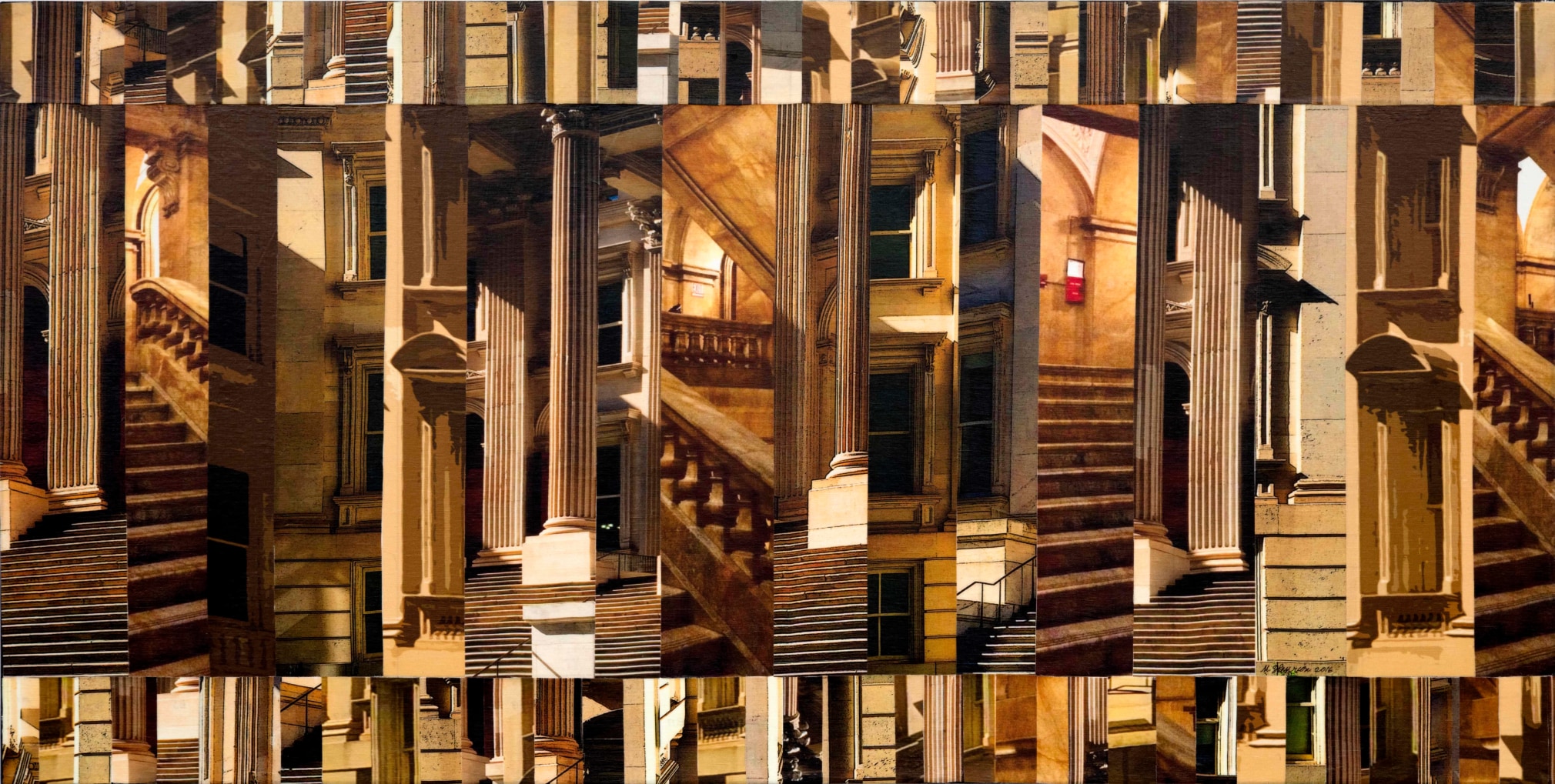 MARILYN HENRION Patchwork City 63, 2016