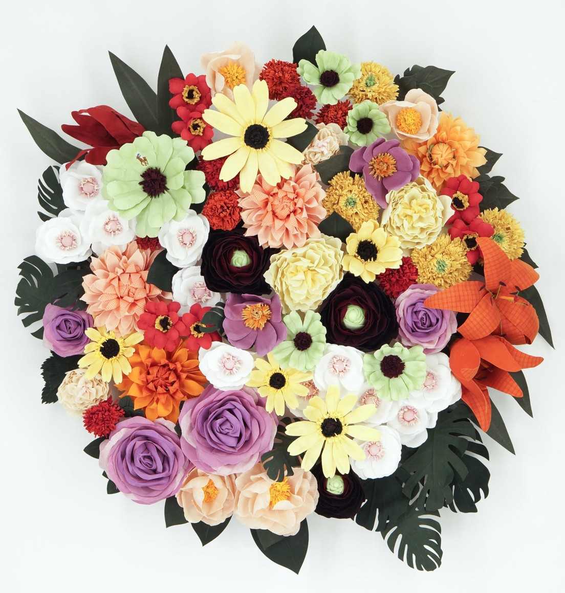 CARLTON SCOTT STURGILL, Arrangement in Sunflowers, Dahlias, Tiger Lillies, and Black-Eyed Susans, 2021