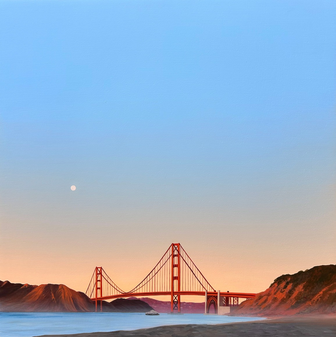 KRISTIN MOORE, San Francisco Bay (Moonrise), 2025