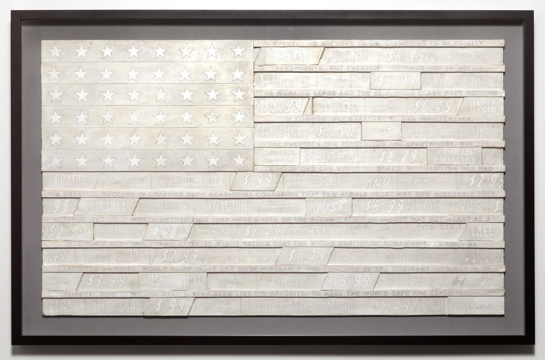 SKYLAR FEIN, White Flag for Franklin Rosemont (large), 2019