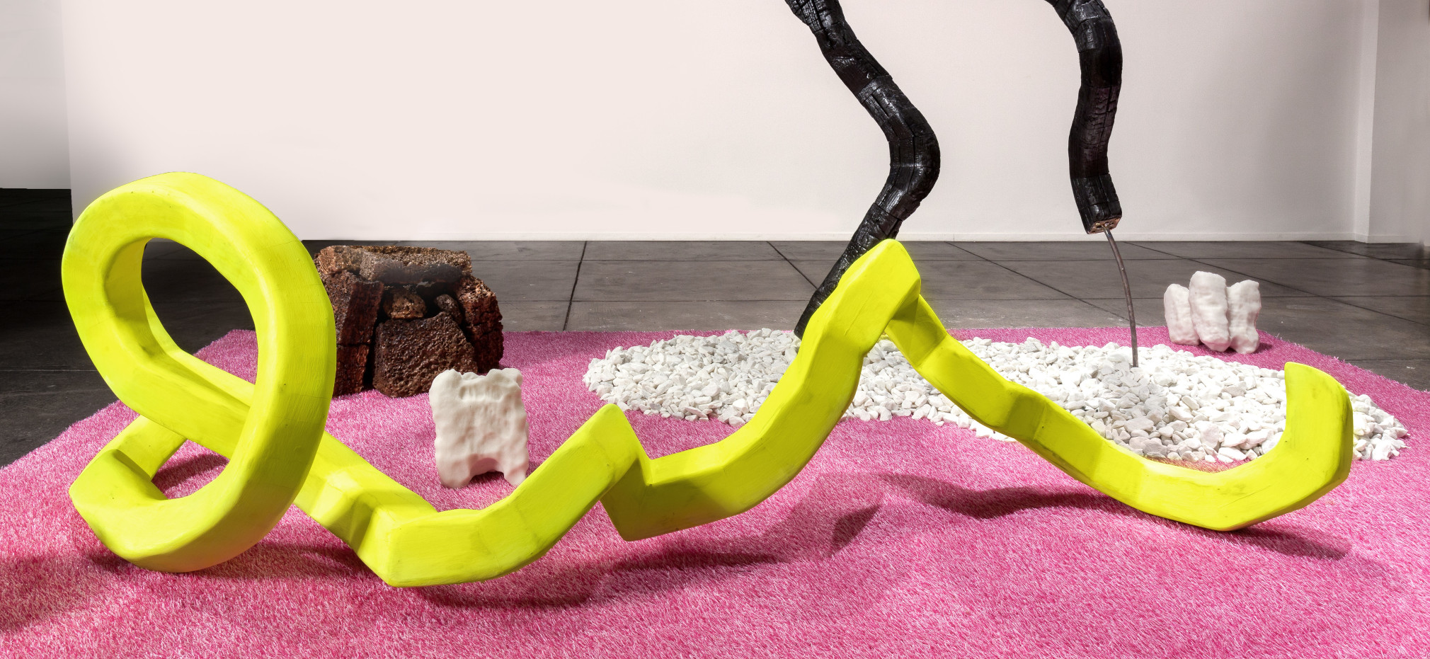 GINA PHILLIPS, Yellow Script, 2020