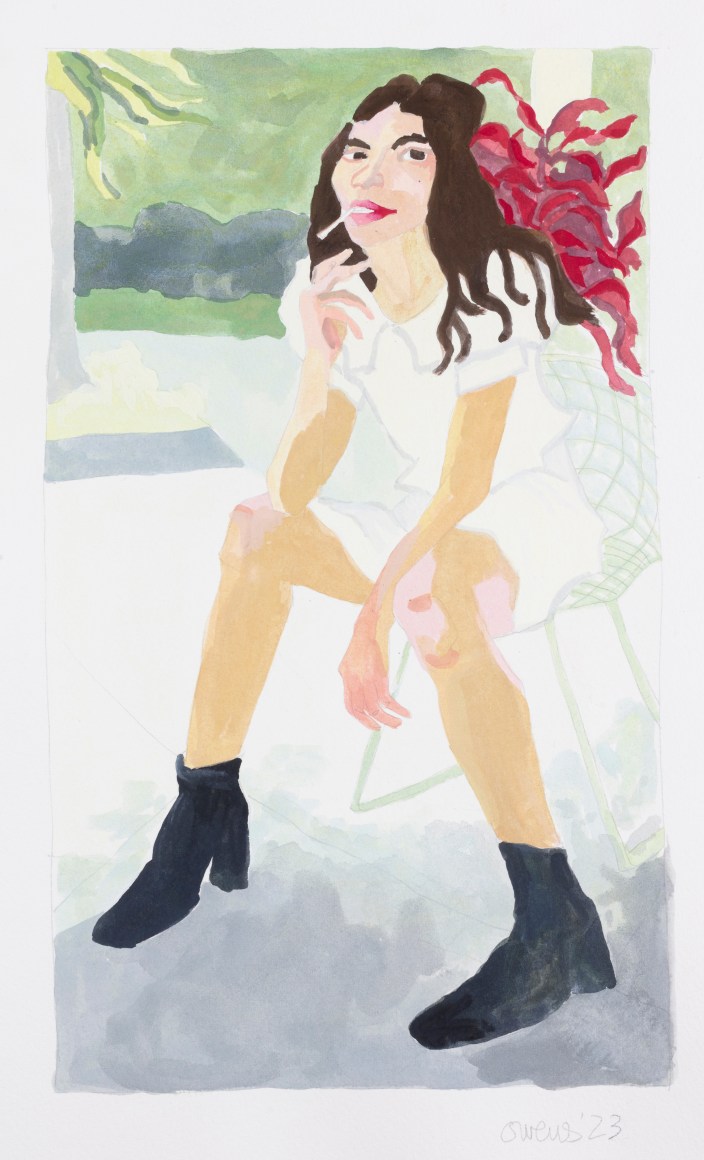 RUTH OWENS, Adieu Gaugin, study, 2023