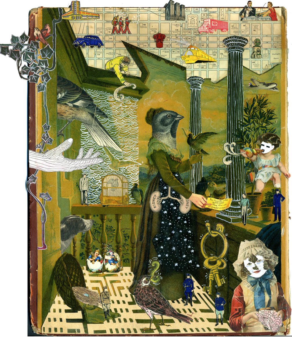 MICHAEL PAJON, Aviary of Kept Men and Hungry Messengers, 2012