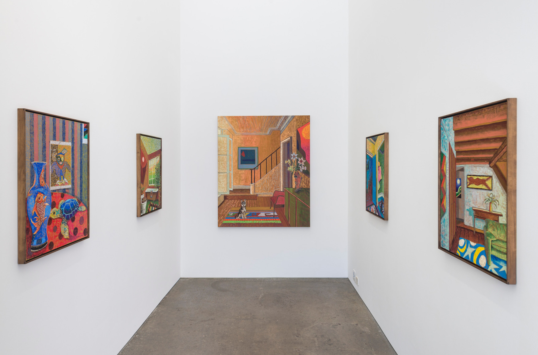 Installation view of Moon Salon, October 14 - November 13, 2021