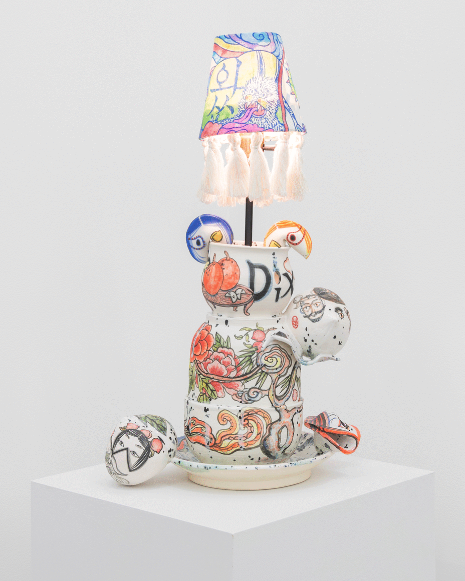 Installation view of Stranger Yellow, January 6 - February 5, 2022