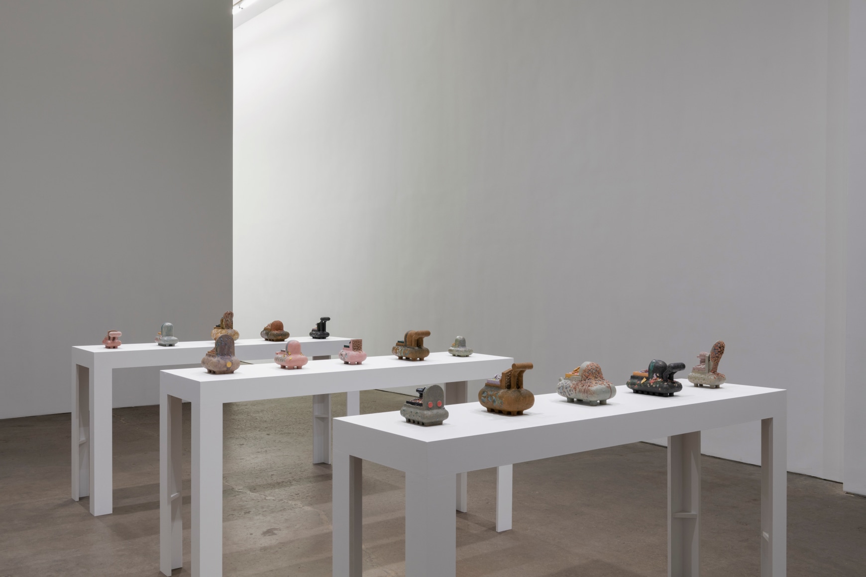 Installation view of Zachary Leener, Clock, go inside a stone, March 23 - April 22, 2023