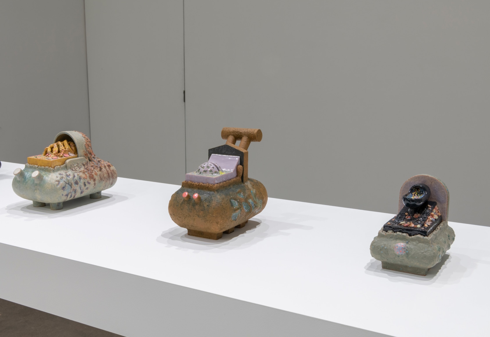 Installation view of Zachary Leener, Clock, go inside a stone, March 23 - April 22, 2023