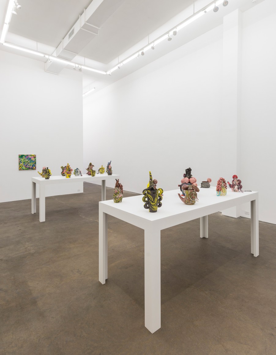 Installation view of Stranger Yellow, January 6 - February 5, 2022