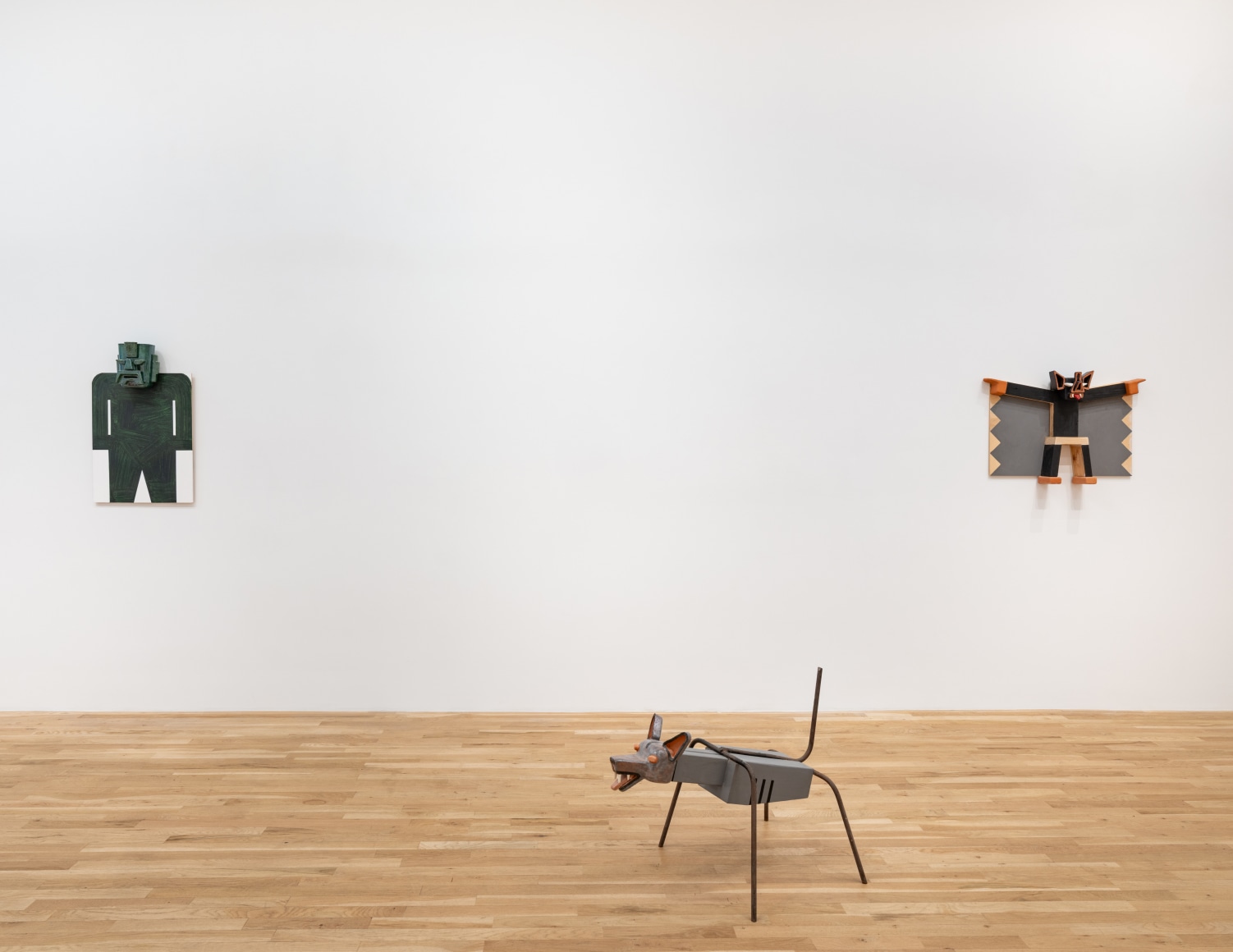 Installation view of Steve Keister, Split Level, July 16 - August 22, 2025