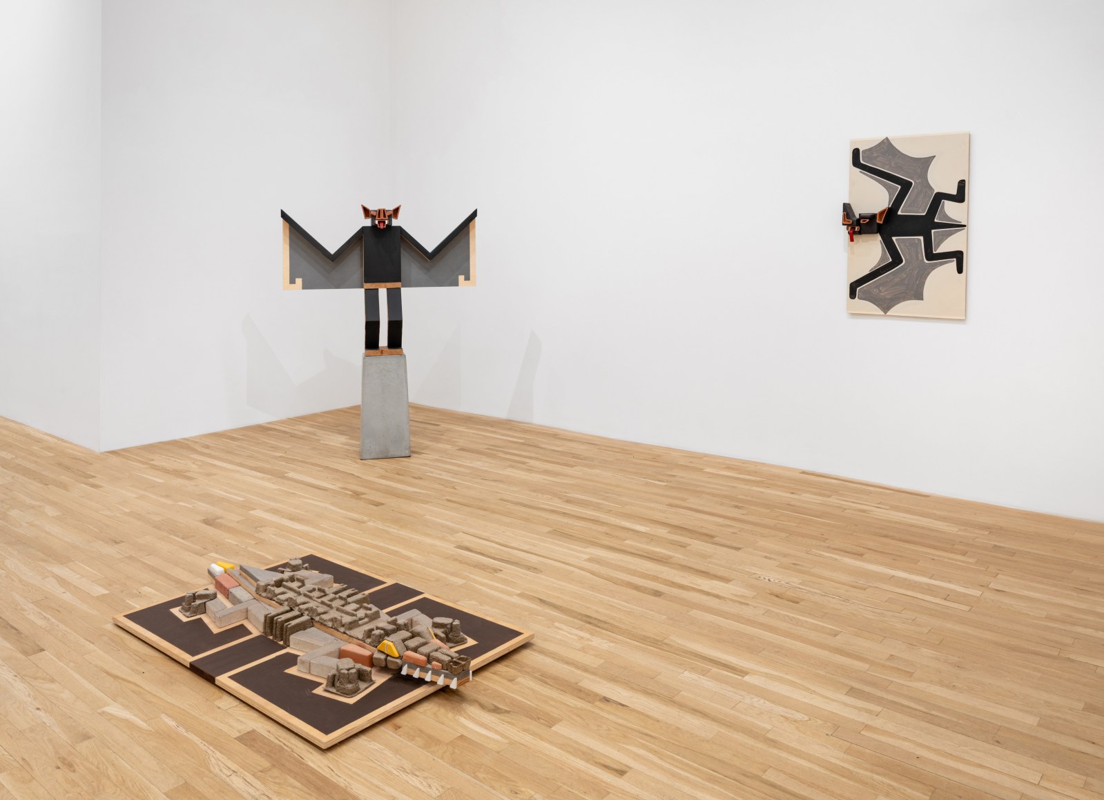 Installation view of Steve Keister, Split Level, July 16 - August 22, 2025
