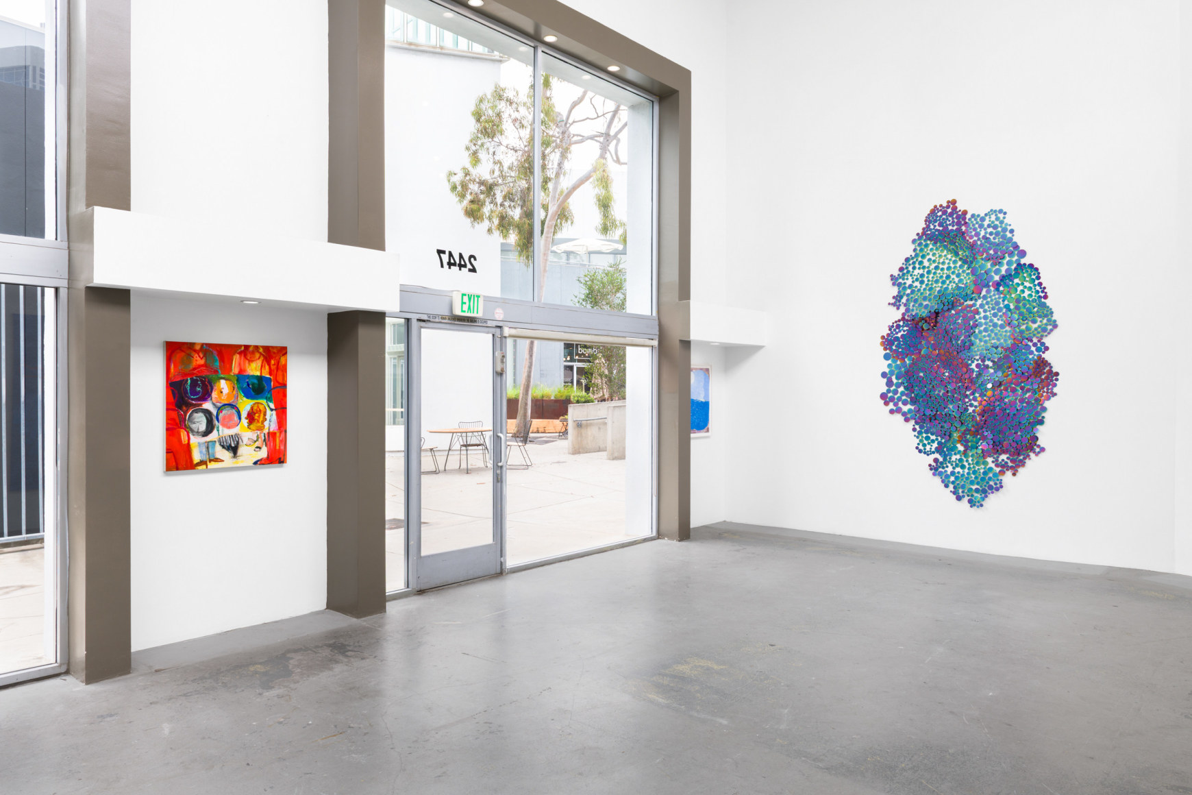 Installation view of Santa Monica Group Exhibition, June 8 – 28, 2025
