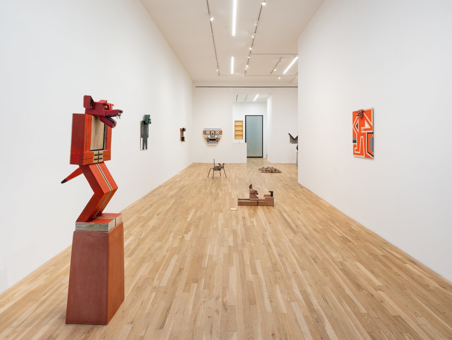 Installation view of Steve Keister, Split Level, July 16 - August 22, 2025
