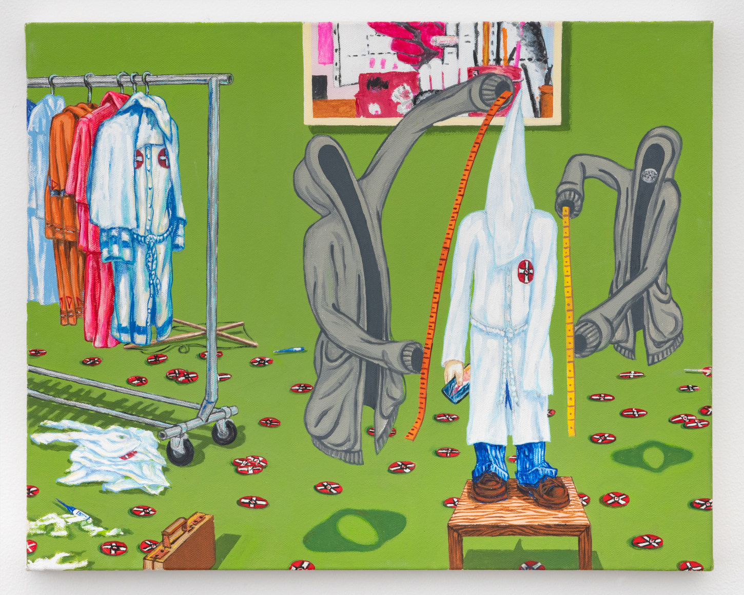 Fitting, 2021, acrylic on canvas 