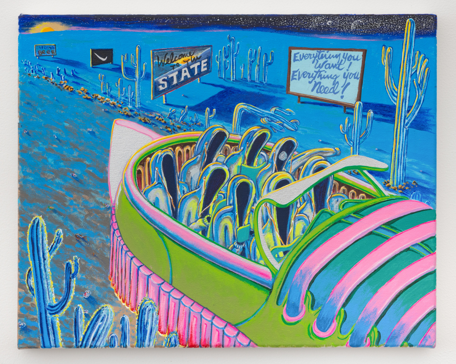 Sundown, 2020, acrylic on canvas 