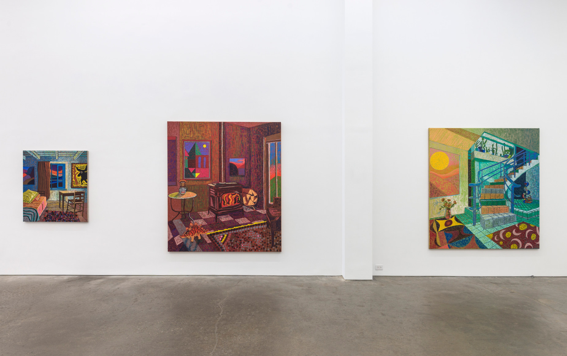 Installation view of Moon Salon, October 14 - November 13, 2021