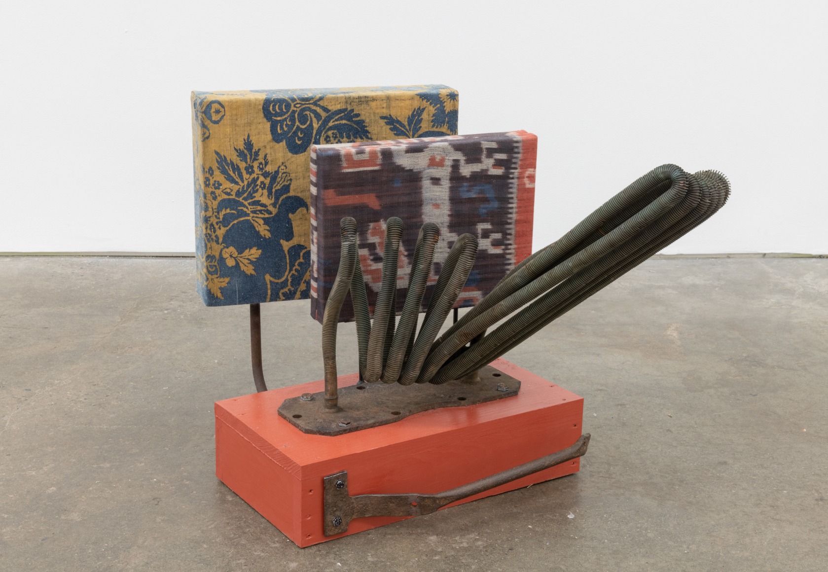 Untitled, 2022, metal and fabric