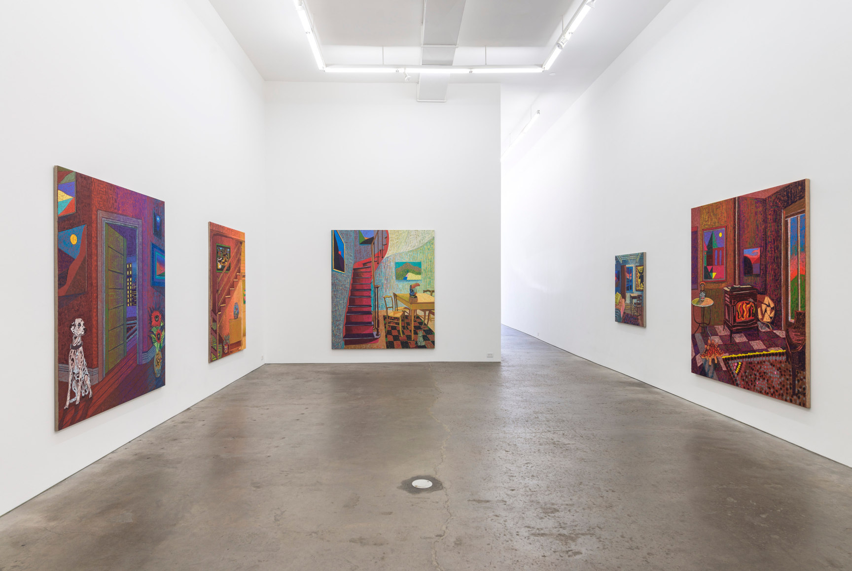 Installation view of Moon Salon, October 14 - November 13, 2021