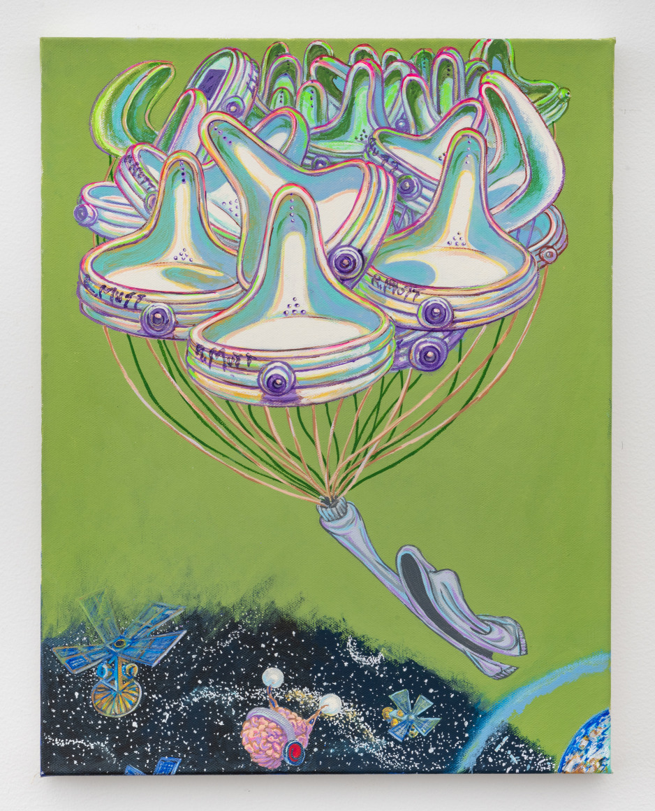 IcuraLingah, 2021, acrylic on canvas 