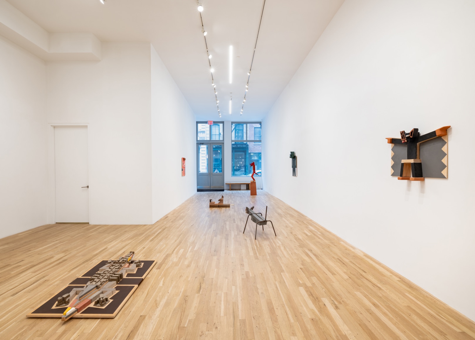 Installation view of Steve Keister, Split Level, July 16 - August 22, 2025
