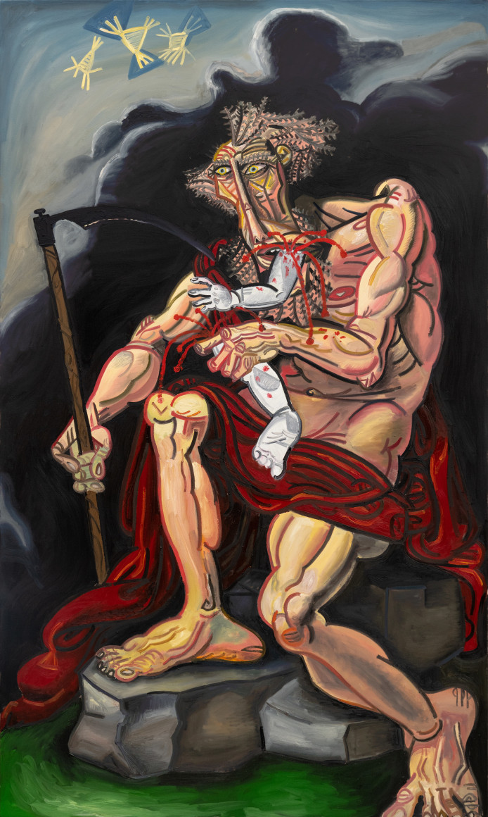 Cronus, 2022 oil on linen