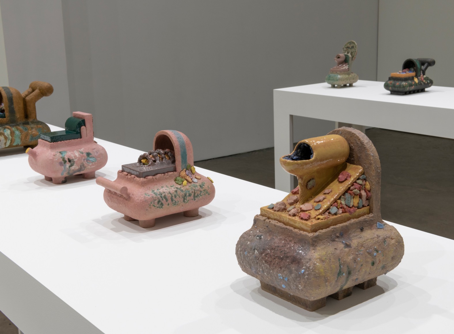Installation view of Zachary Leener, Clock, go inside a stone, March 23 - April 22, 2023