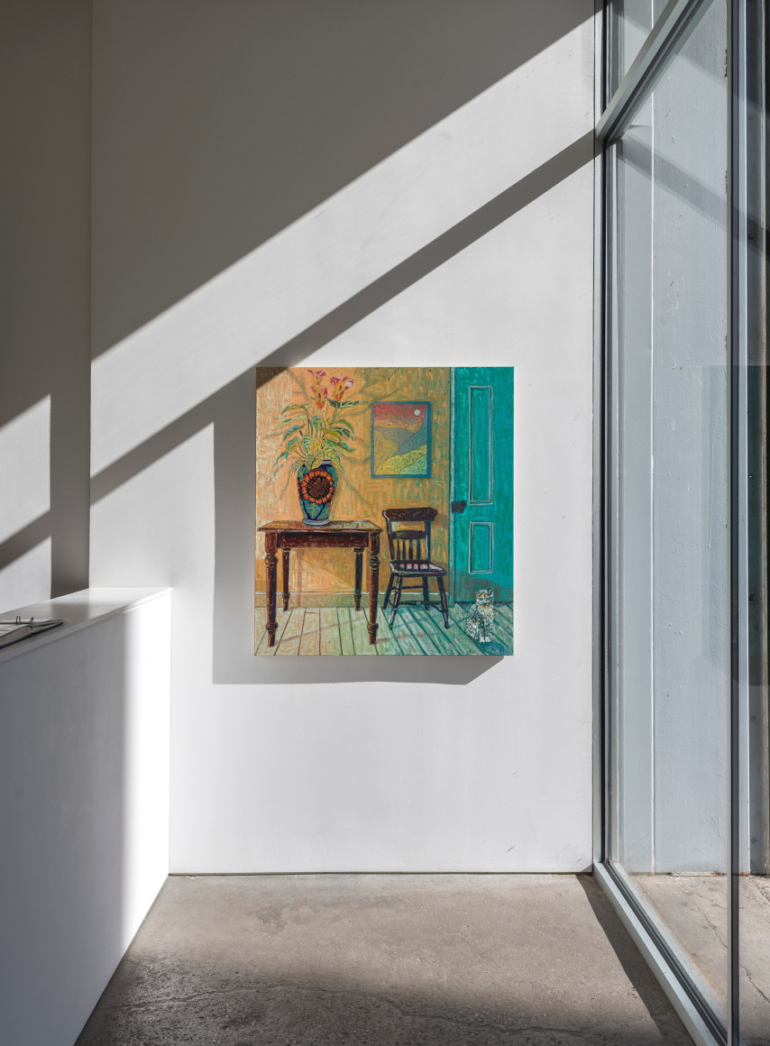 Installation view of Moon Salon, October 14 - November 13, 2021