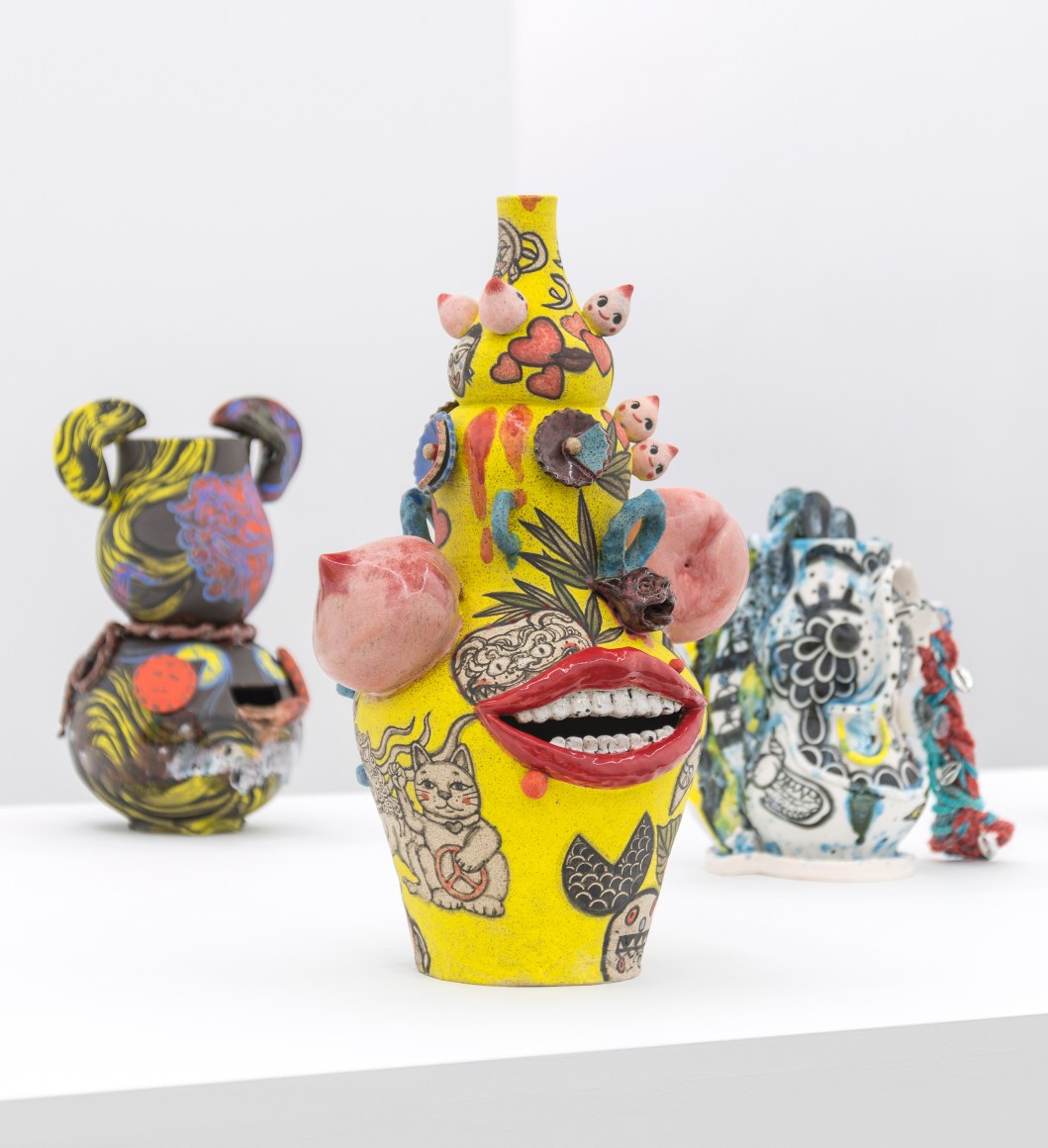 Installation view of Stranger Yellow, January 6 - February 5, 2022