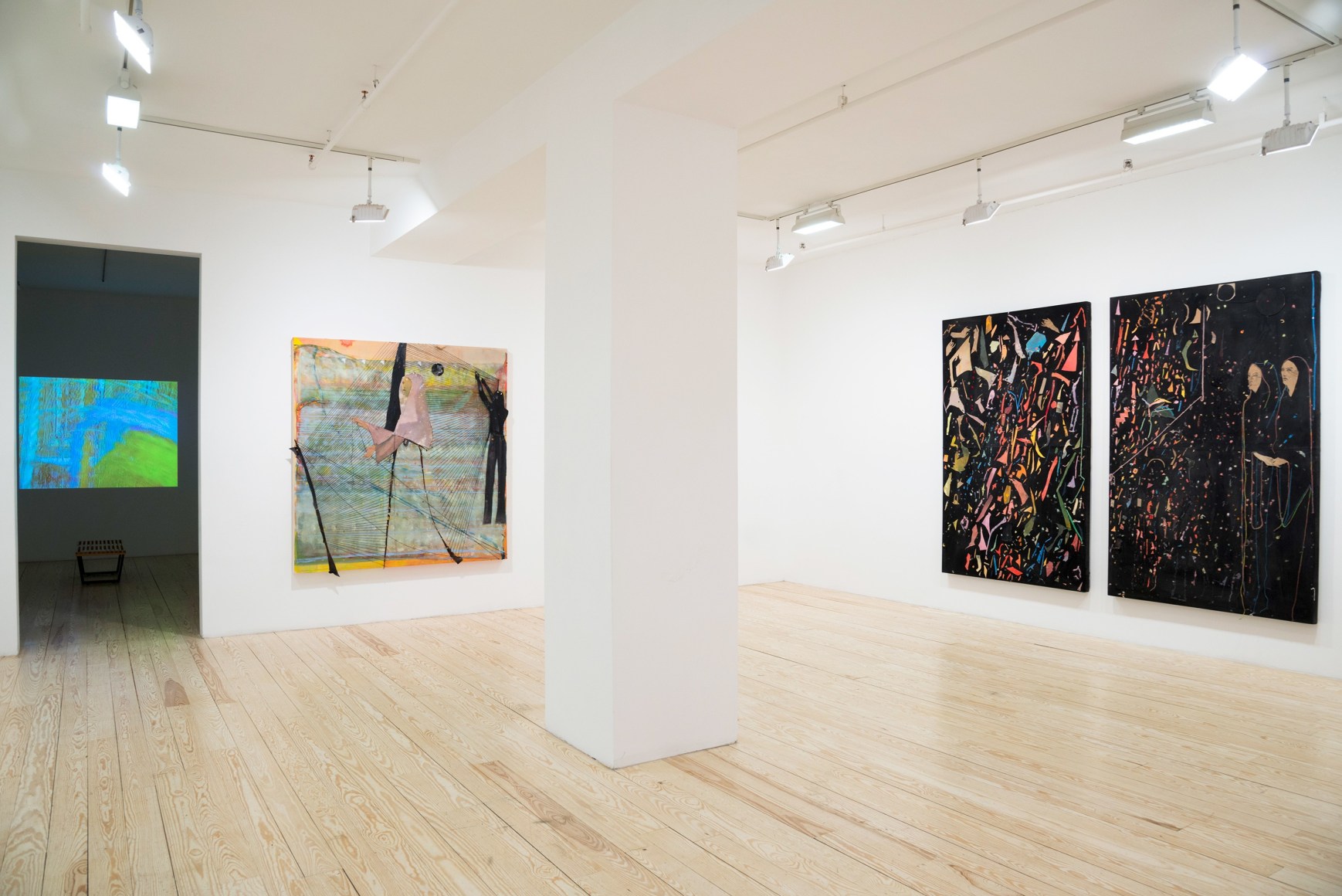 Tom Thayer, installation view of Superrational Searching at Derek Eller Gallery, April 25 - May 24, 2014