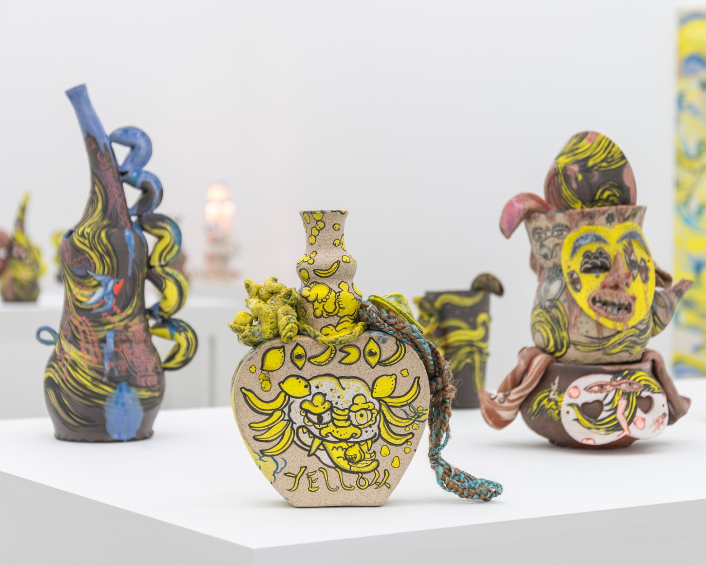 Installation view of Stranger Yellow, January 6 - February 5, 2022