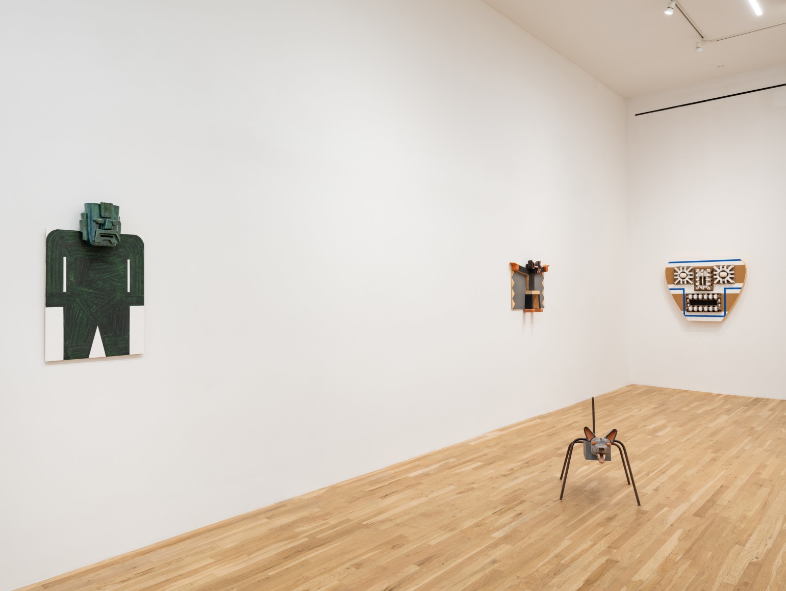 Installation view of Steve Keister, Split Level, July 16 - August 22, 2025