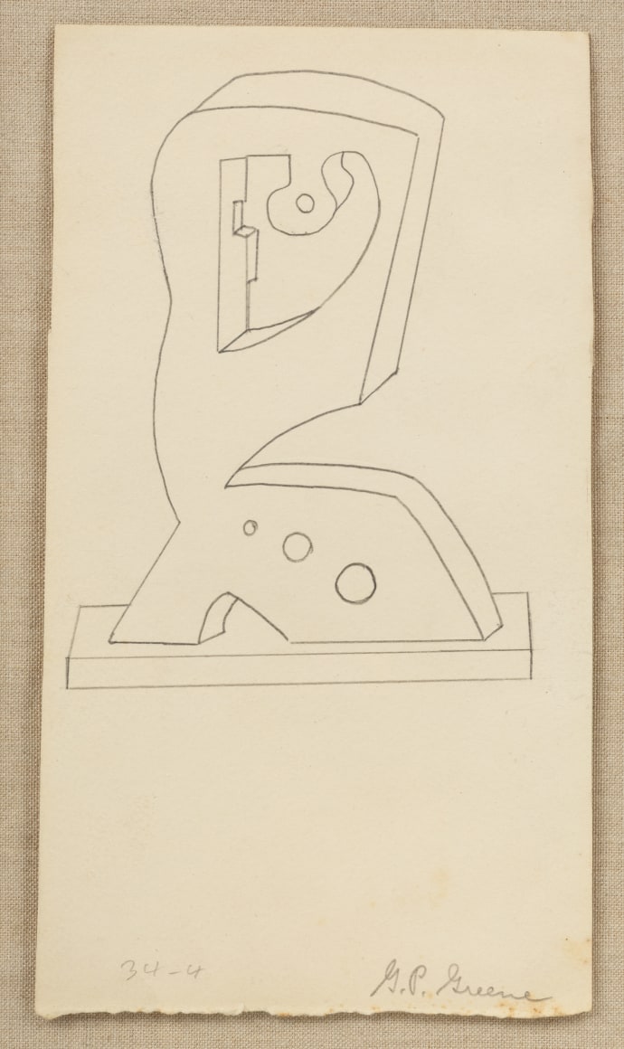 Gertrude Greene&nbsp; P.D. #3, 1930