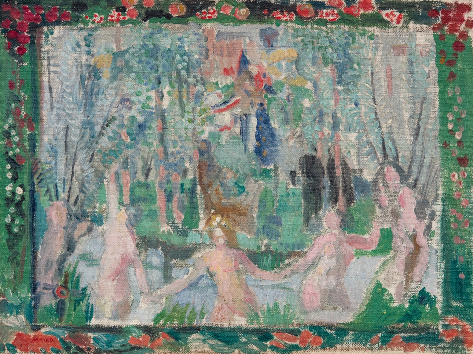 Maurice&nbsp;Denis All&eacute;gorie de l&#039;Ile-de-France (Sketch 1), c. 1926