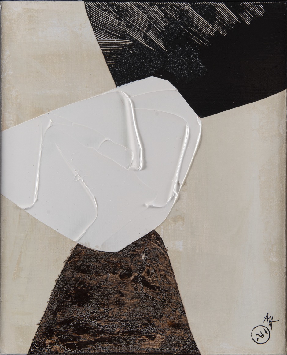 Terre III, 2021, Mixed media on canvas