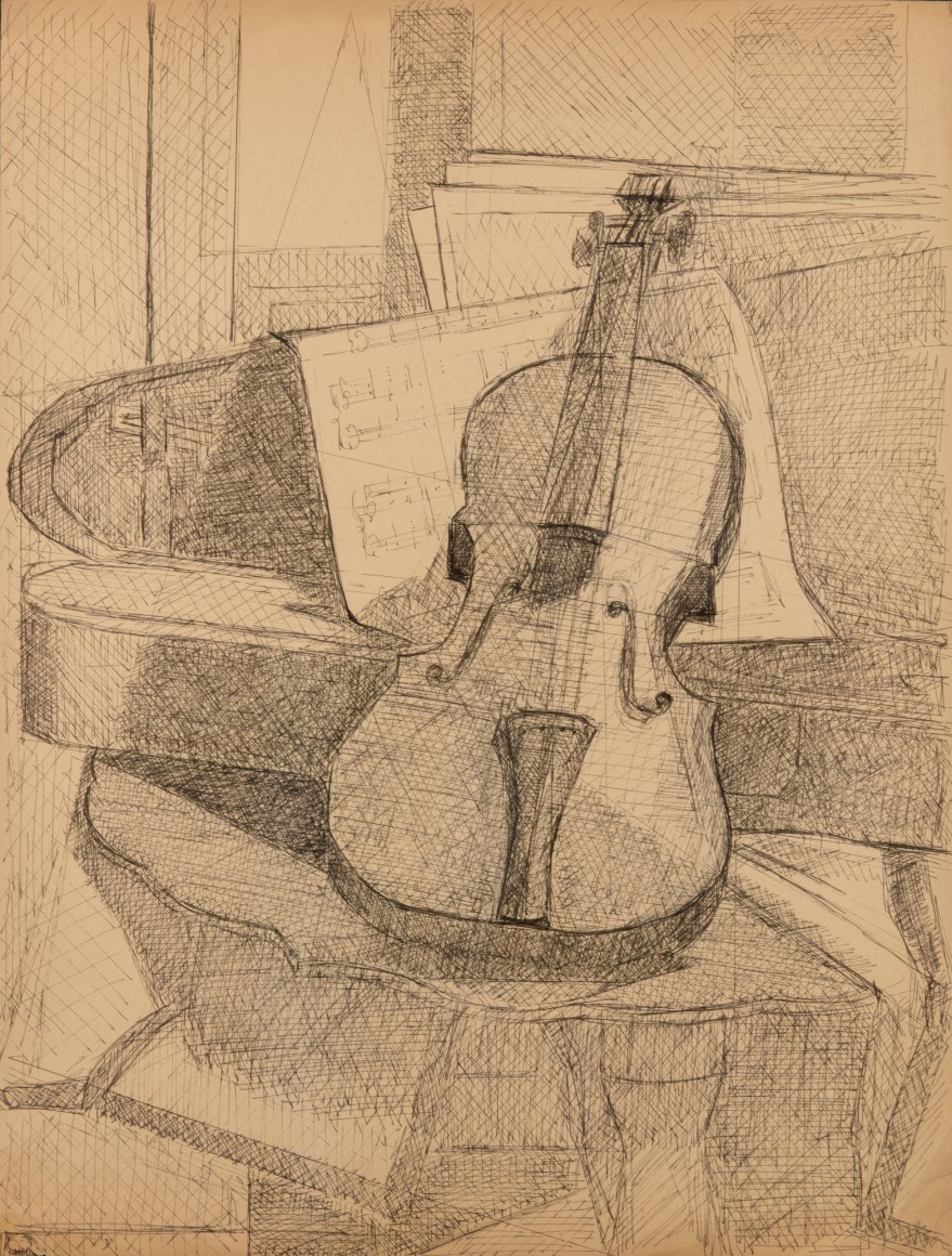 Nature morte au violin