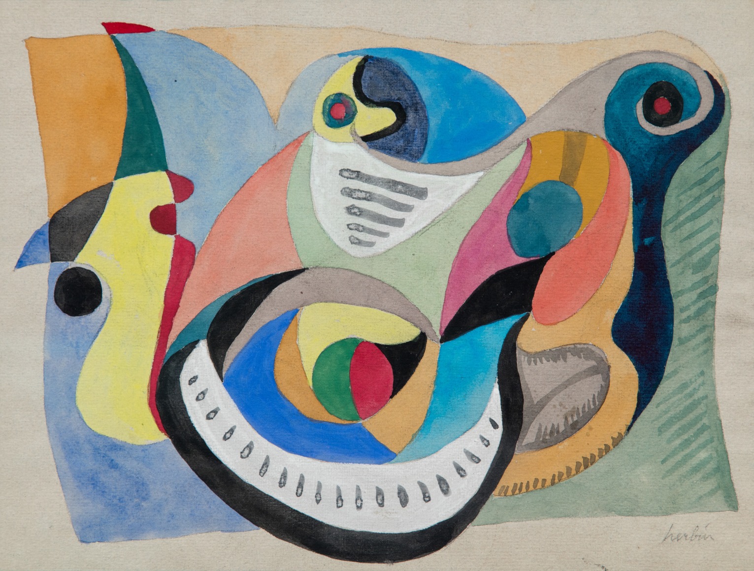 Auguste Herbin,&nbsp;Untitled,&nbsp;1926