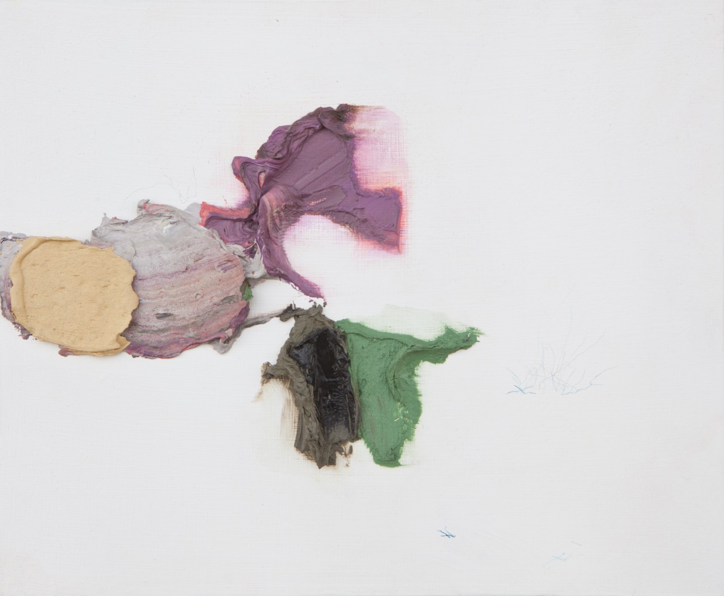 Spurt, 2014, oil and wax on board