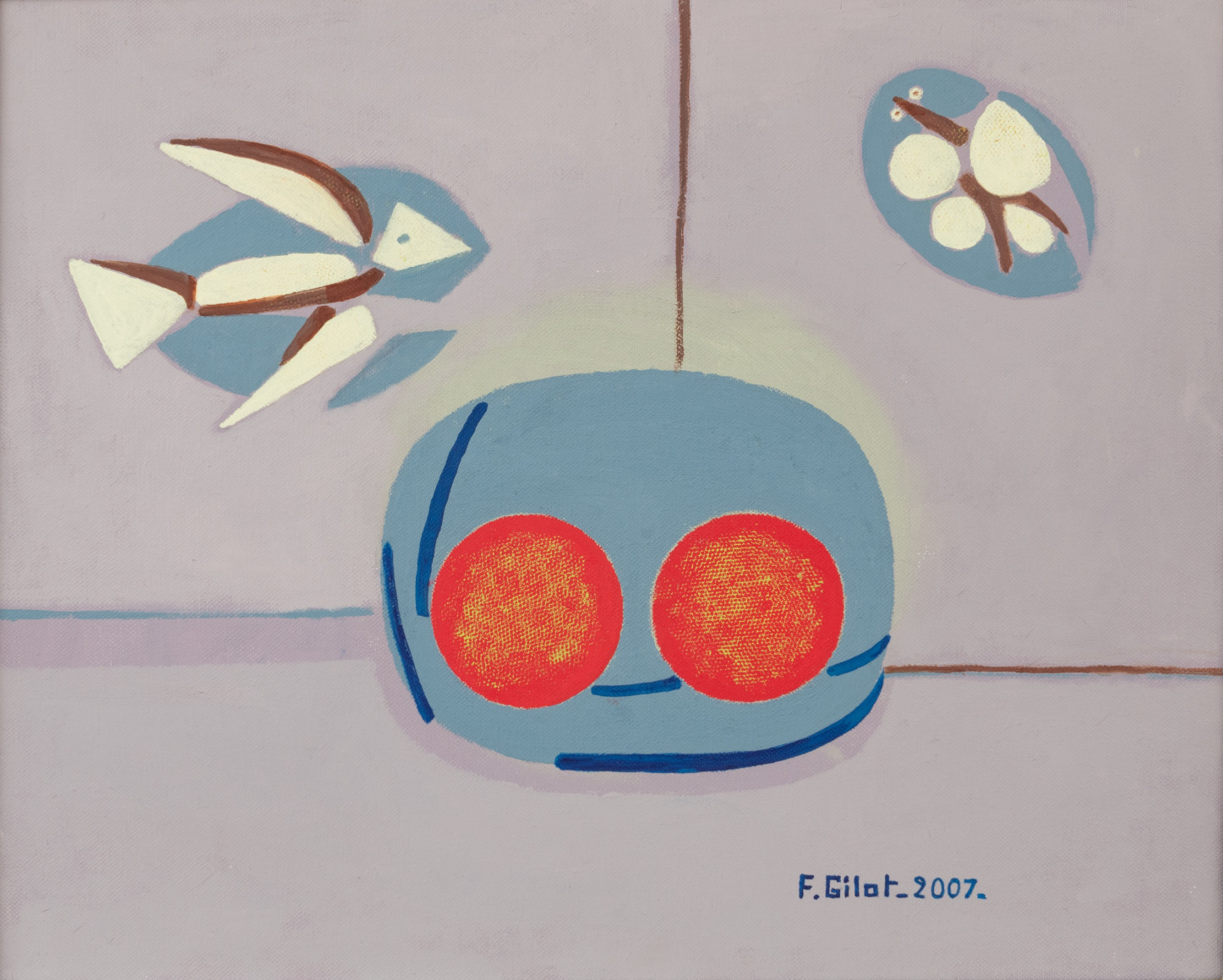 Bird, Butterfly and Two Oranges, 2007