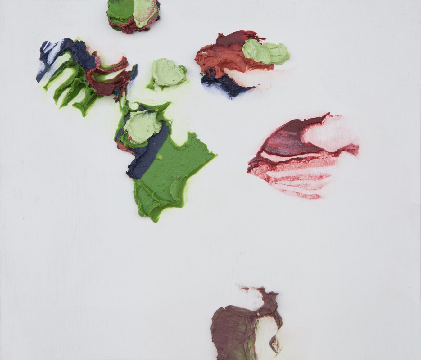 Babble, 2014 Oil and wax on board