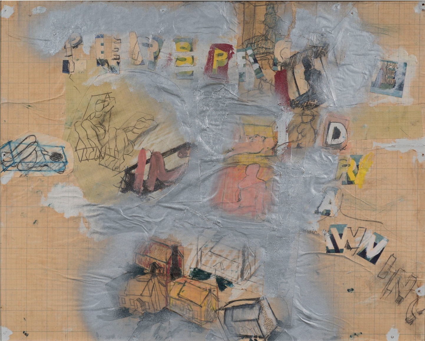 Larry Rivers Perspective Drawings, 1965