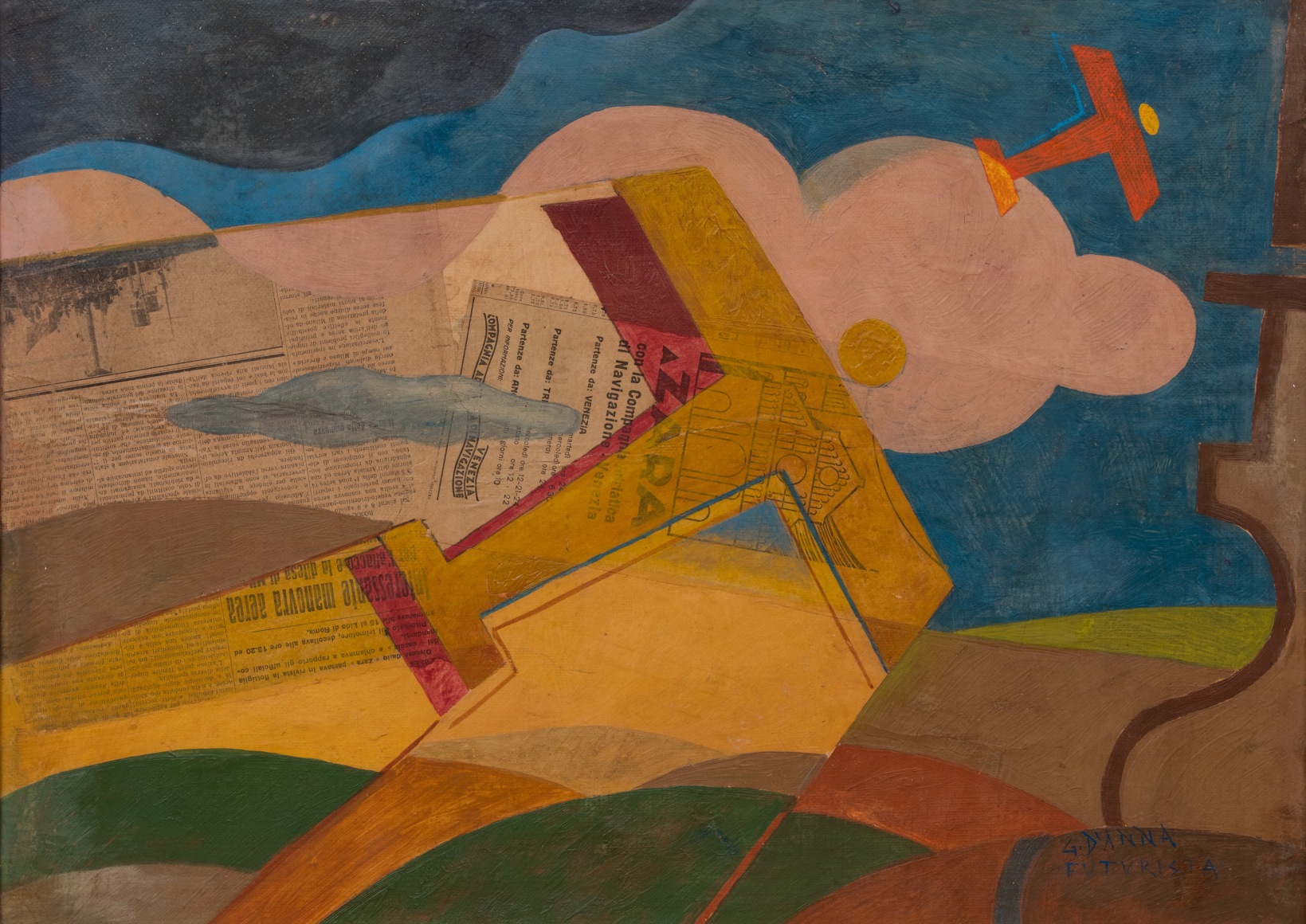 Giulio D&#039;Anna,&nbsp;Aerei Caproni in volo,&nbsp;1933