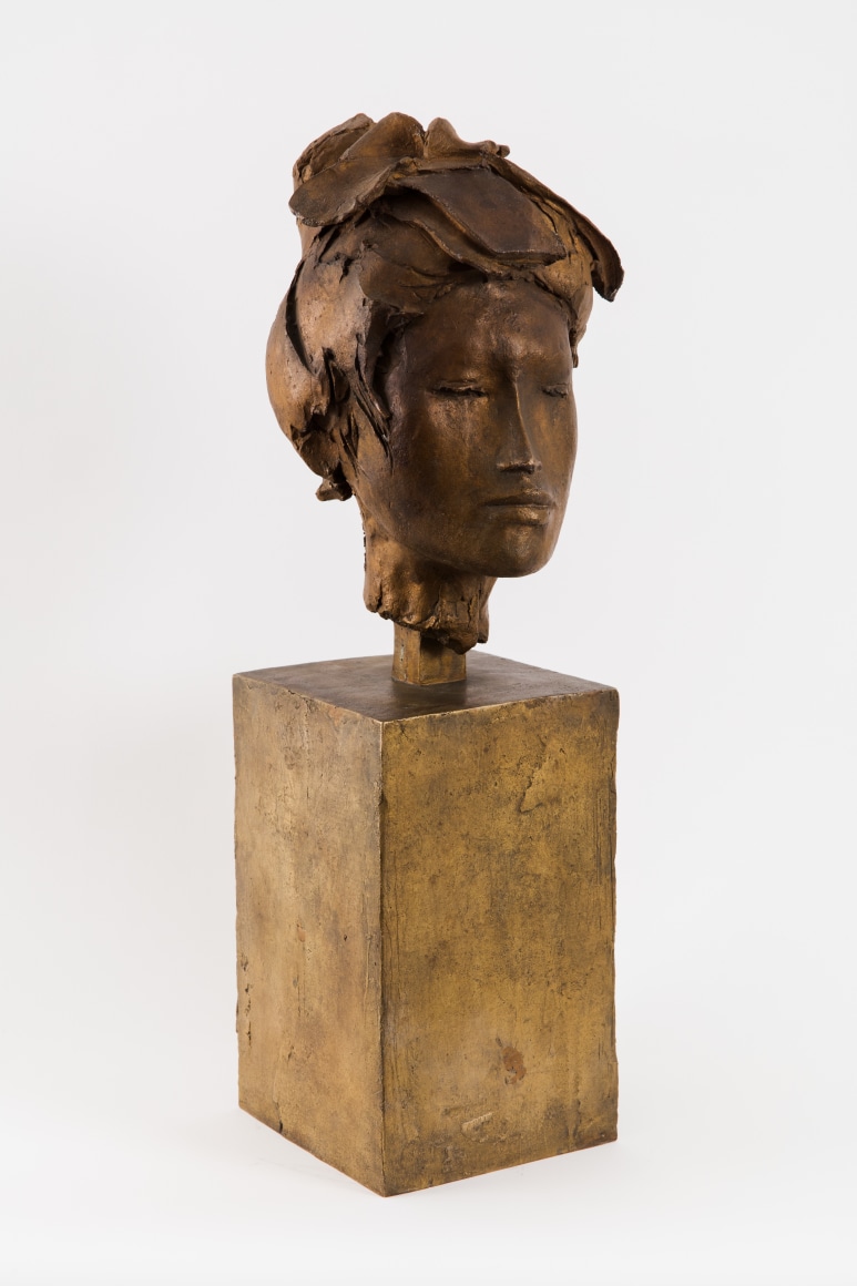 Giacomo Manz&ugrave; Testa giapponese, 1982