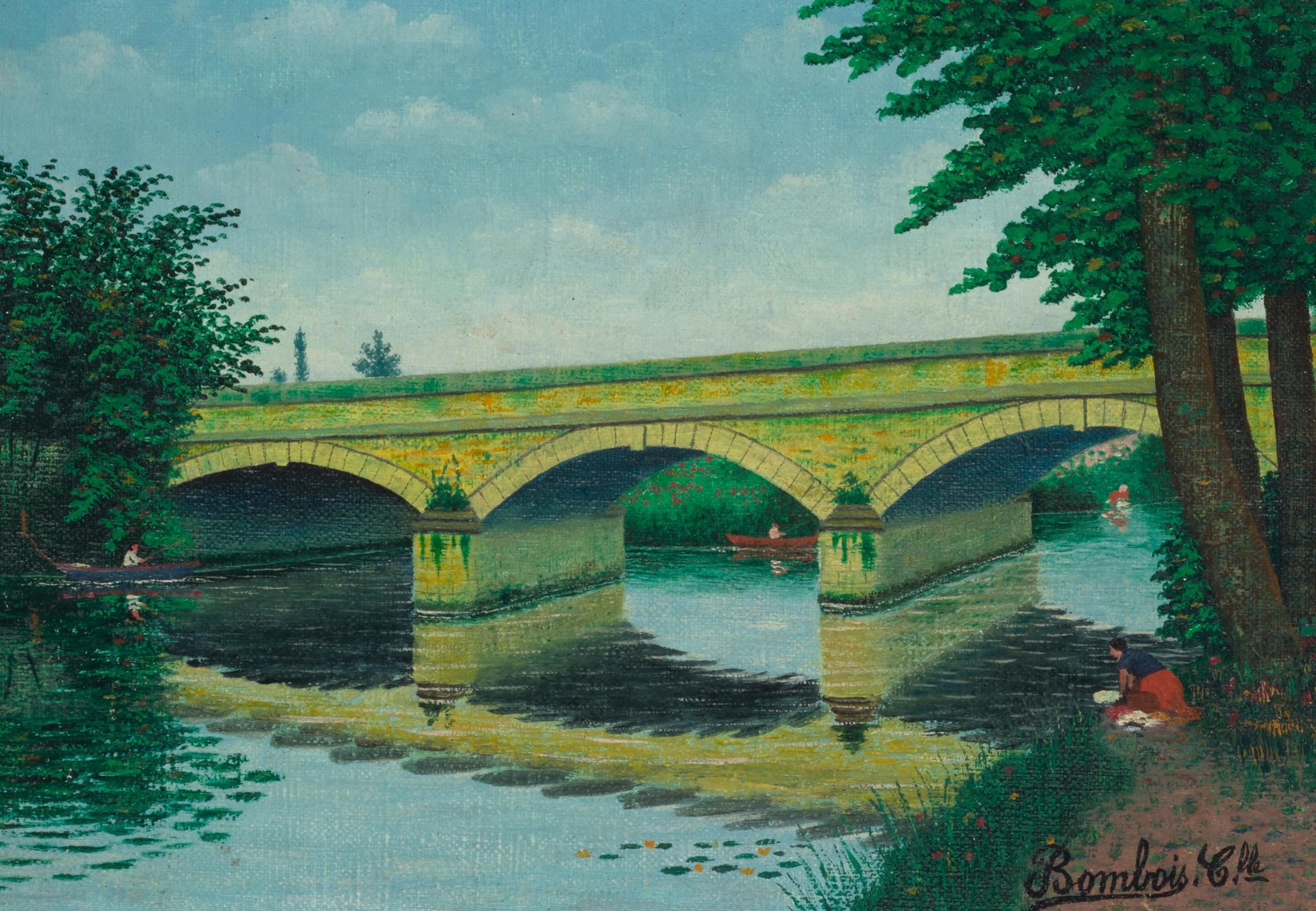 Saint Pardoux&mdash;Le pont sur la Dronne