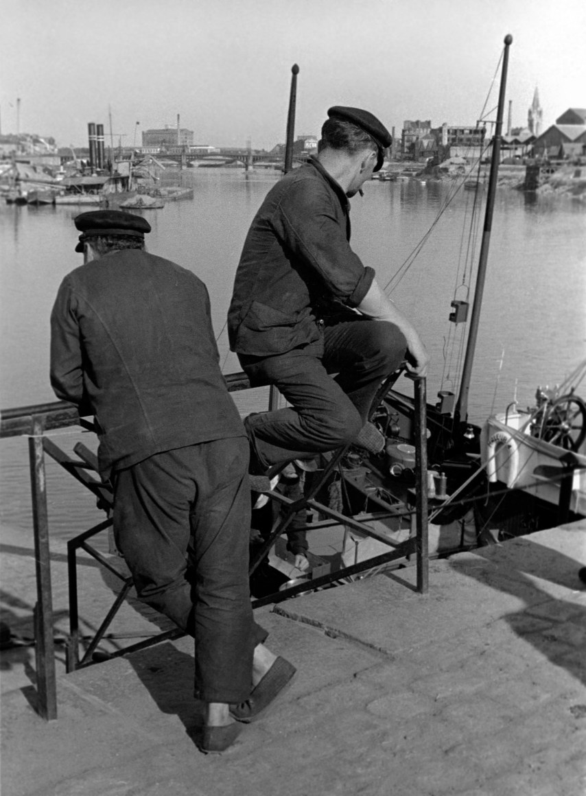 Two Sailors at Harbor, France, 1938