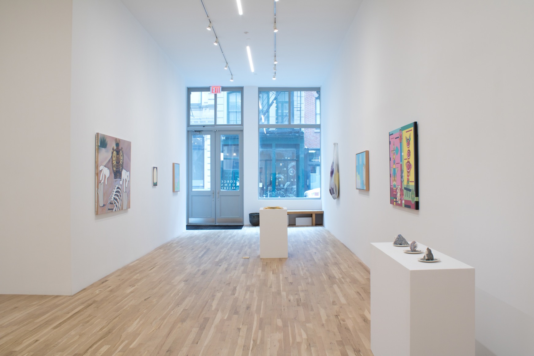 Installation view, (m)ad-libs, George Adams Gallery, New York, 2022.